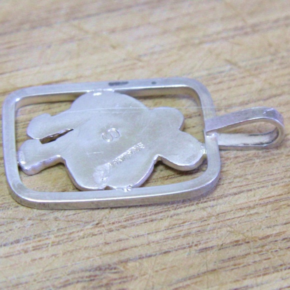 Mother Child Pendant Solid Sterling Silver , Mothers Day, New Baby Dad gift - Picture 2 of 7